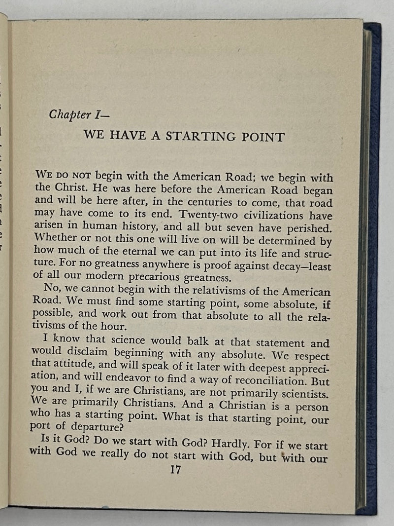 The Christ of the American Road by E. Stanley Jones