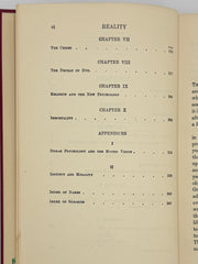 REALITY: A NEW CORRELATION OF SCIENCE & RELIGION BY BURNETT HILLMAN STREETER Recovery Collectibles
