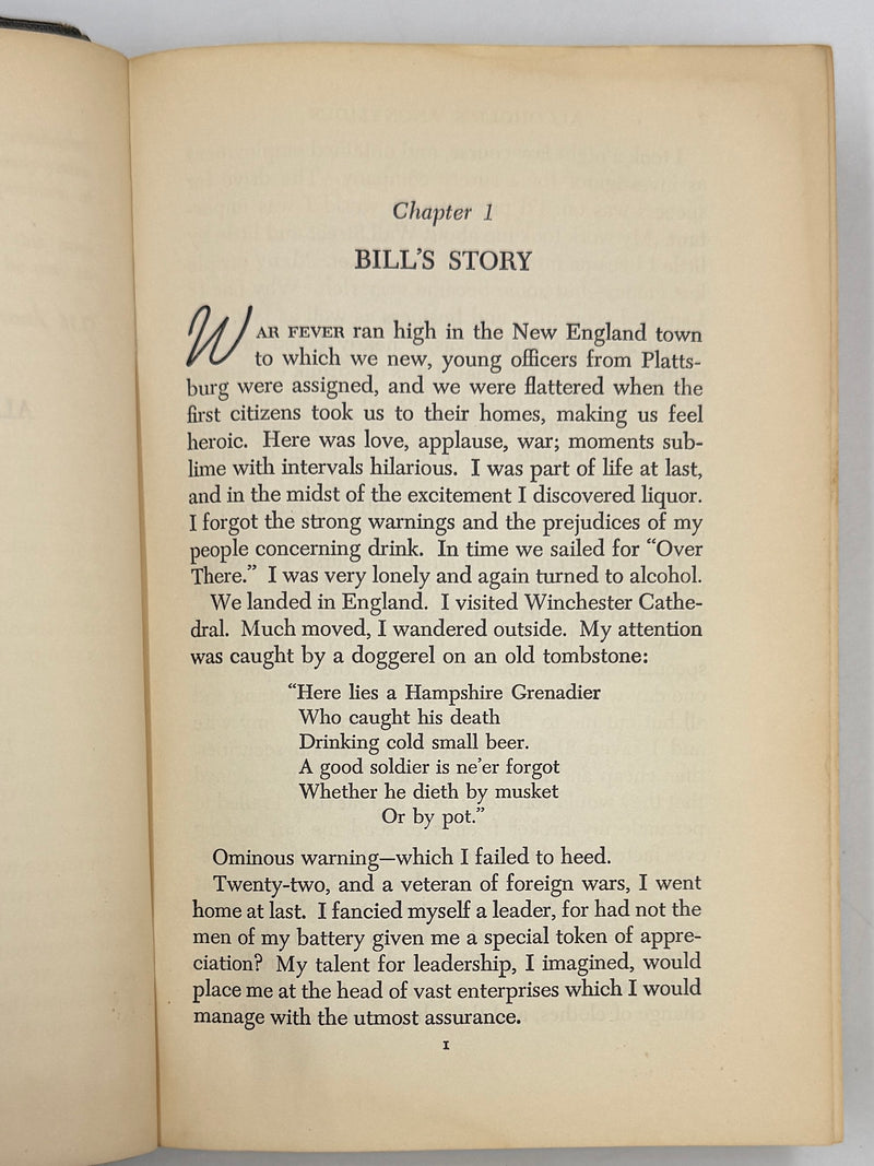 Alcoholics Anonymous Second Edition First Printing from 1955 - RDJ