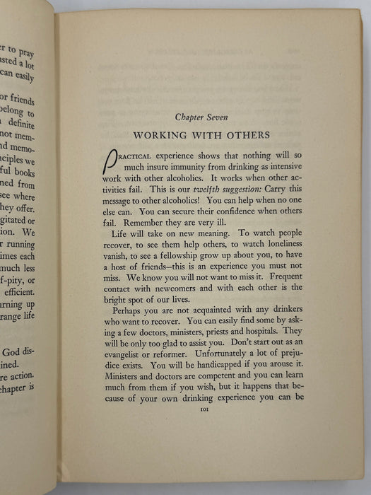 Alcoholics Anonymous First Edition 5th Printing from 1944 - RDJ
