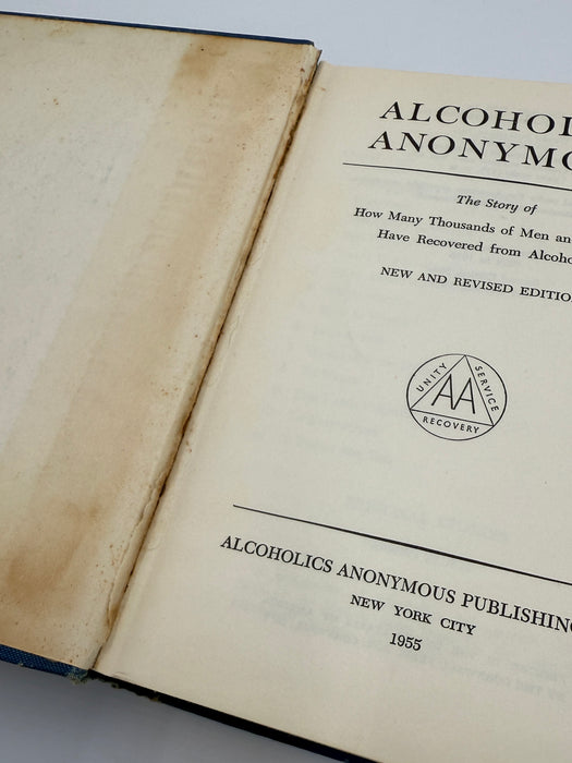 Alcoholics Anonymous Second Edition 3rd Printing with RDJ