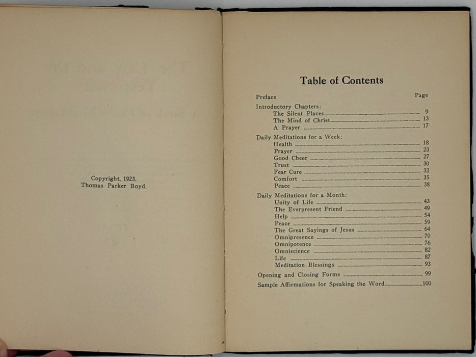 Three Early Works by Thomas Parker Boyd — The Emmanuel Movement & New Thought Tradition