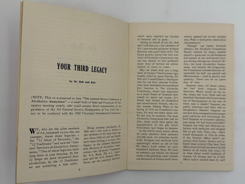 AA Grapevine from December 1950