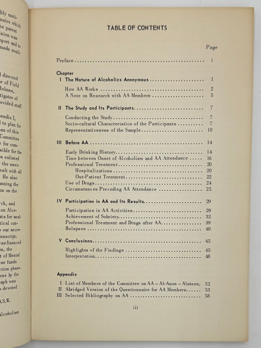 Alcoholics Anonymous Pathway to Recovery - NCA - 1965 Recovery Collectibles