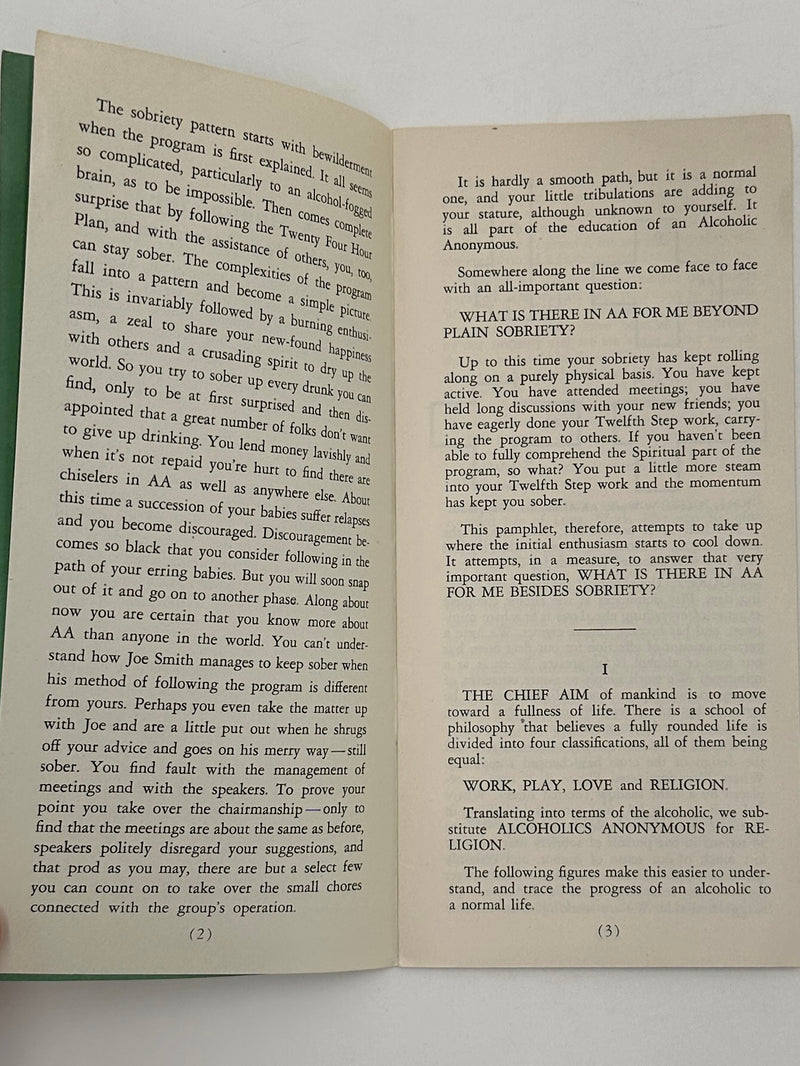 Second Reader for Alcoholics Anonymous Early Akron A.A. Pamphlet