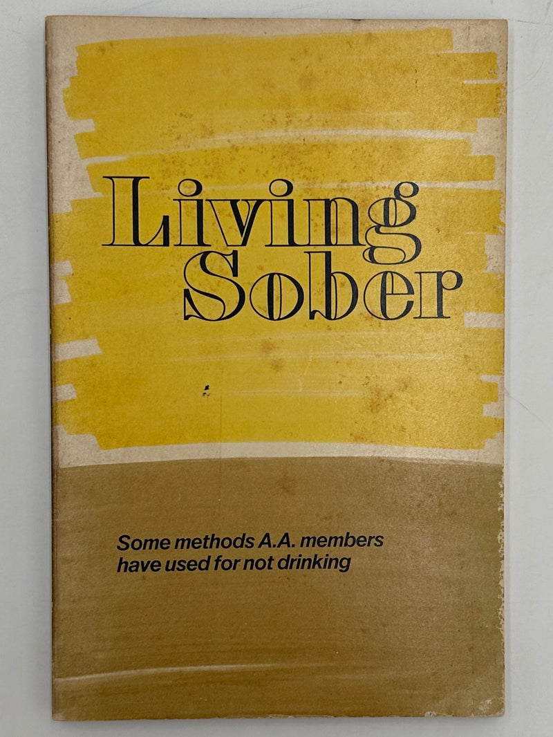 Living Sober - Second Printing from 1976