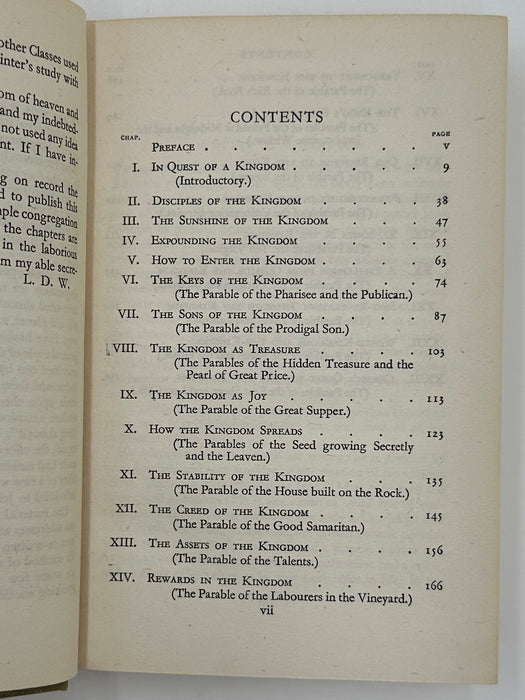 In Quest of a Kingdom by Leslie D. Weatherhead - 1943