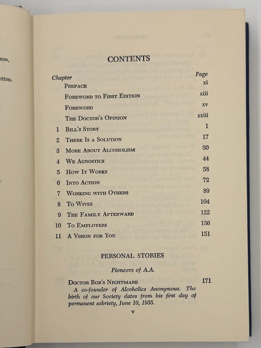 Alcoholics Anonymous Second Edition 6th Printing from 1963 - ODJ