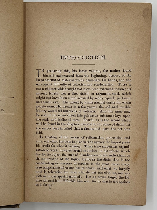 Grappling with the Monster or The Curse and the Cure of Strong Drink by T.S. Arthur - 1877