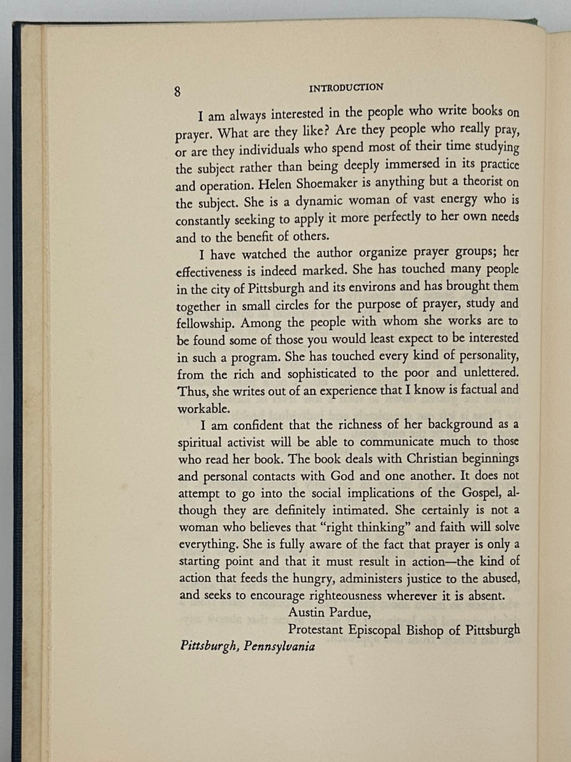 The Secret of Effective Prayer by Helen Shoemaker