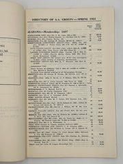 AA World Group Directory SPRING 1951 -Booklet West Coast Collection