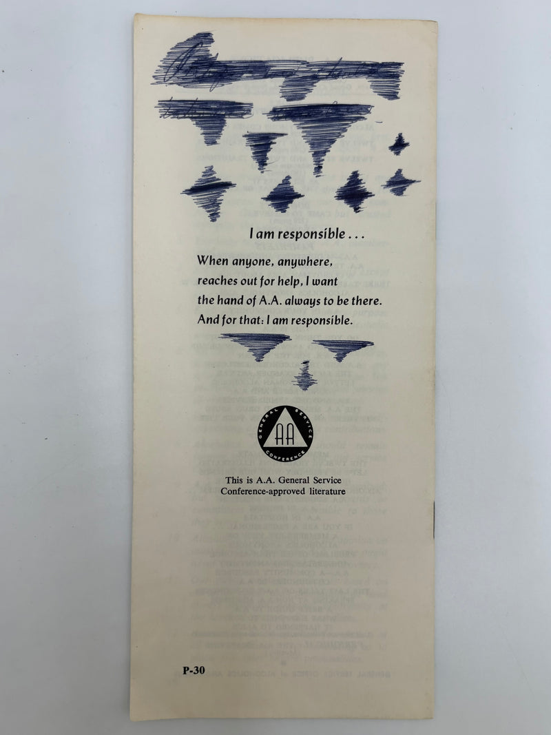 Is There an Alcoholic in Your Life? - AA Pamphlet from 1976