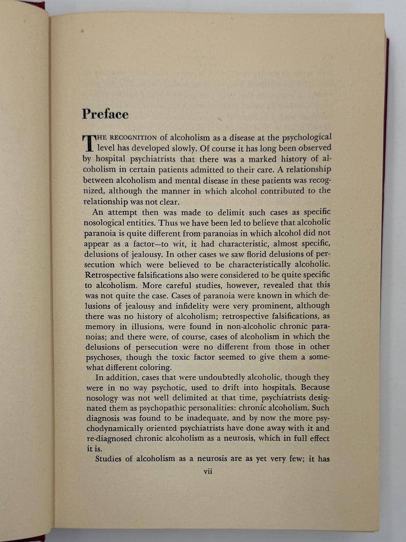 The Hangover: A CRITICAL STUDY IN THE PSYCHODYNAMICS OF ALCOHOLISM By BENJAMIN KARPMAN, M.D.