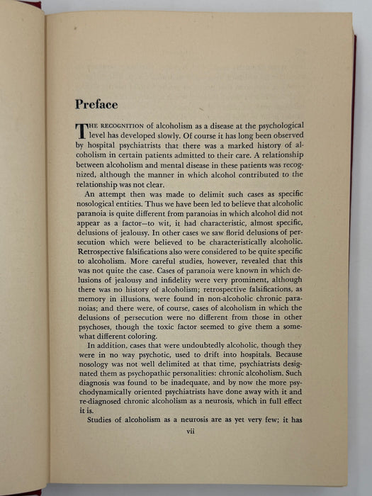 The Hangover: A CRITICAL STUDY IN THE PSYCHODYNAMICS OF ALCOHOLISM By BENJAMIN KARPMAN, M.D.
