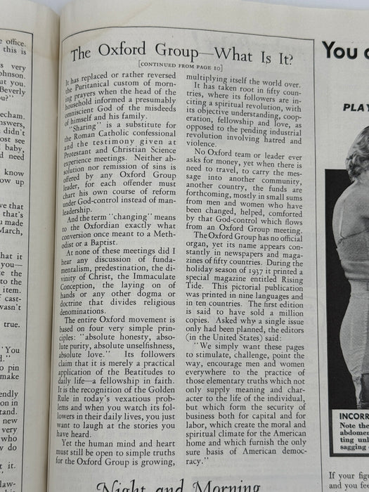 Woman’s Home Companion from September 1938 - The Oxford Group