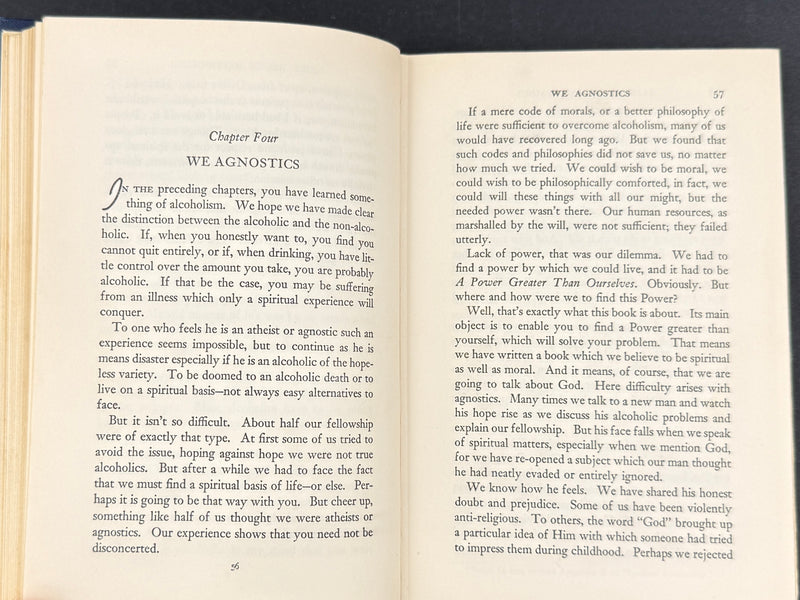 Alcoholics Anonymous Big Book — First Edition, Sixteenth Printing — August 1954 — Original Dust Jacket