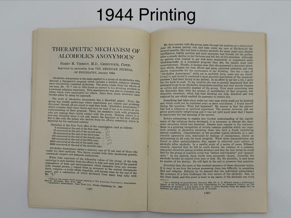 Medicine Looks at Alcoholics Anonymous — 4-Pamphlet Edition Set (1944 / 1946 / 1949 / 1953)