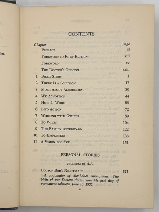 Alcoholics Anonymous Second Edition 2nd Printing - RDJ