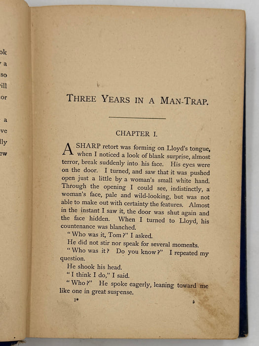 Three Years in a Man-Trap by T.S. Arthur - 1872