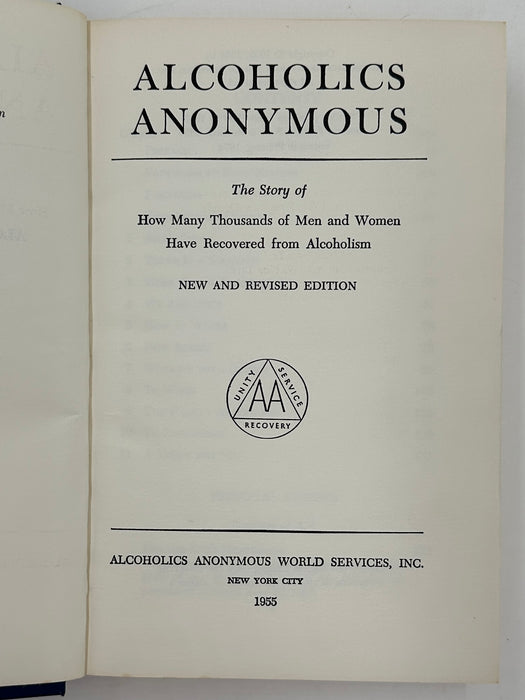 Alcoholics Anonymous Second Edition 16th Printing from 1974 - ODJ