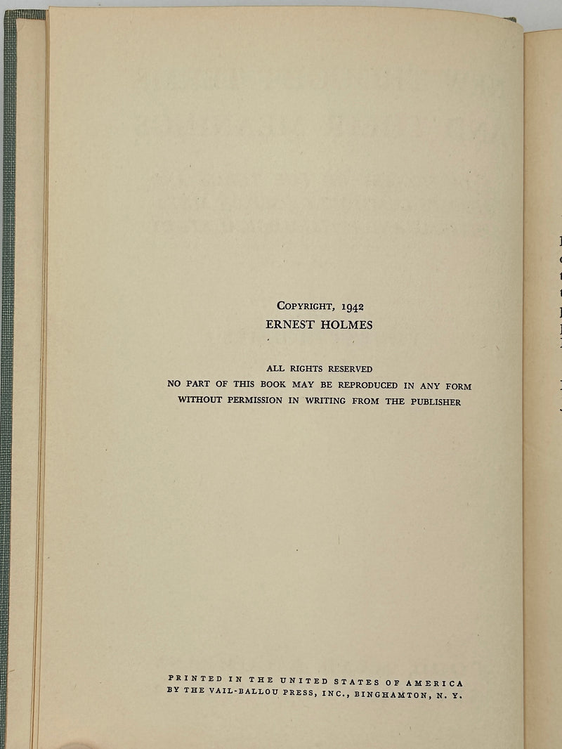 New Thought Terms and Their Meanings by Ernest Holmes - 1942 Recovery Collectibles