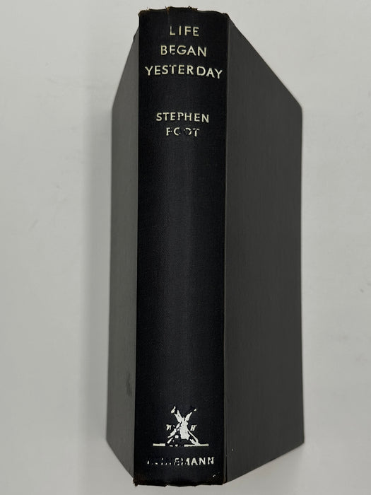 Life Began Yesterday by Stephen Foot - First Printing from 1935 - ODJ