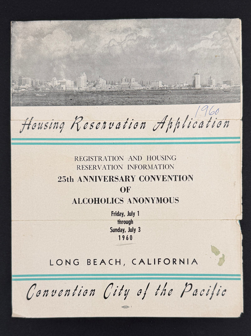 1960 Alcoholics Anonymous 25th Anniversary International Convention Collection — Long Beach, California