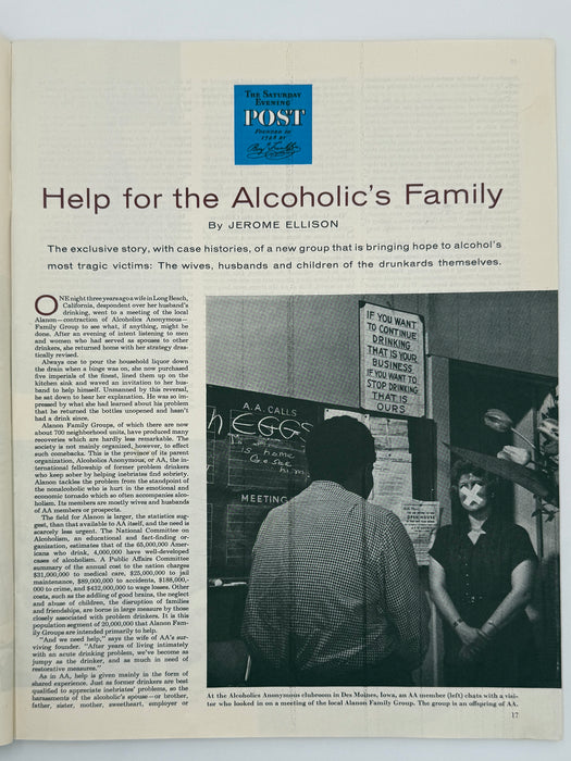 Saturday Evening Post from July 2, 1955 - Help for the Alcoholic’s Family