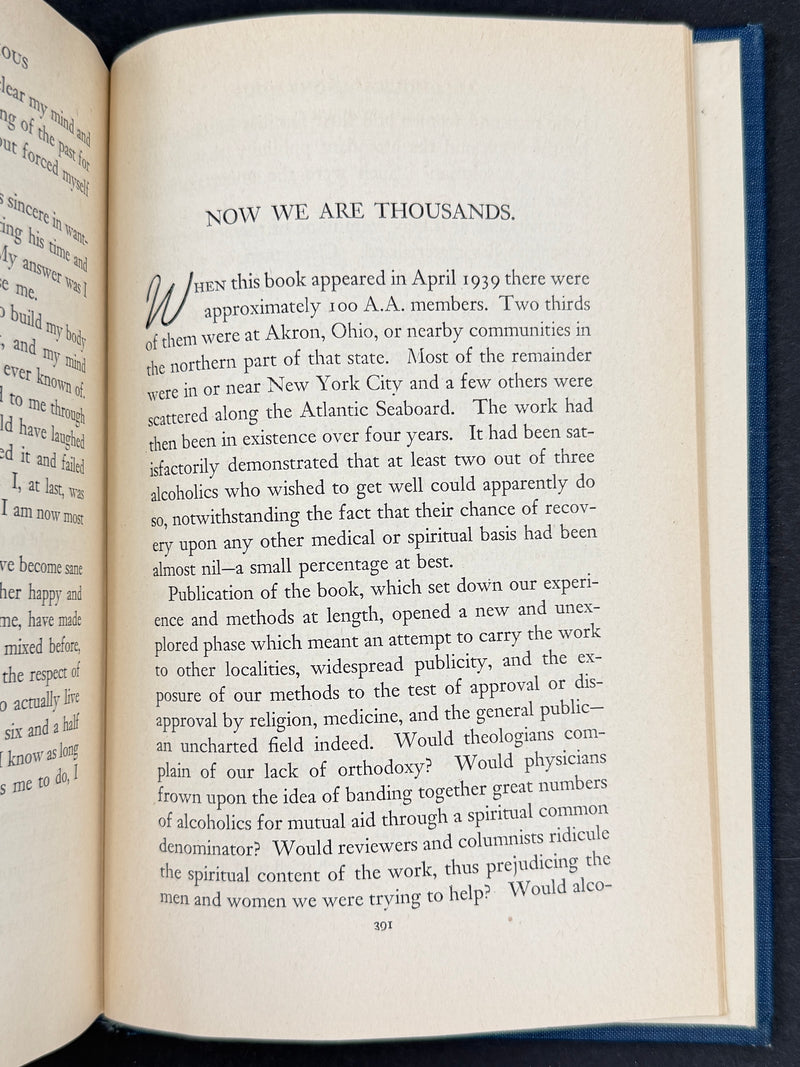 Alcoholics Anonymous — First Edition, Tenth Printing (August 1946)