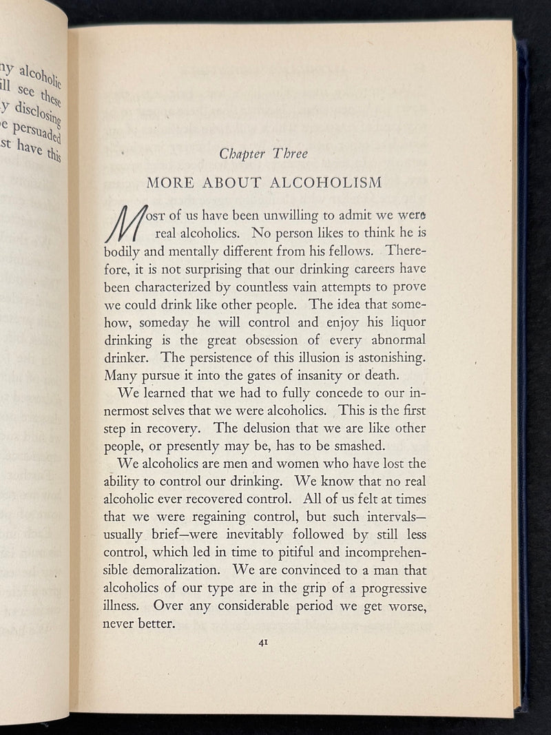 Alcoholics Anonymous — First Edition, Twelfth Printing (October 1948) with Original Dust Jacket