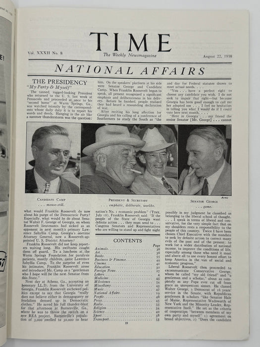 Time Magazine from August 1938 - Buchman