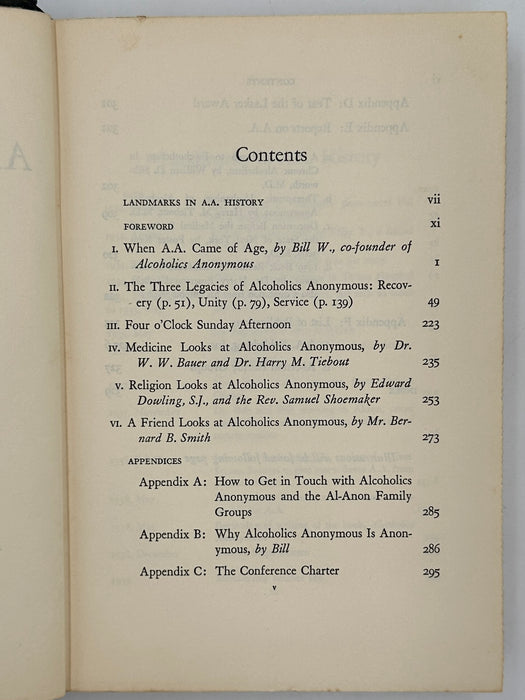 Alcoholics Anonymous Comes Of Age - First Printing from 1957