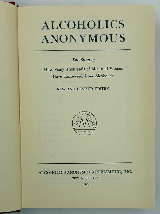 The Little Big Red - Alcoholics Anonymous Double Anniversary Limited Edition