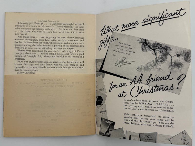 AA Grapevine from December 1954