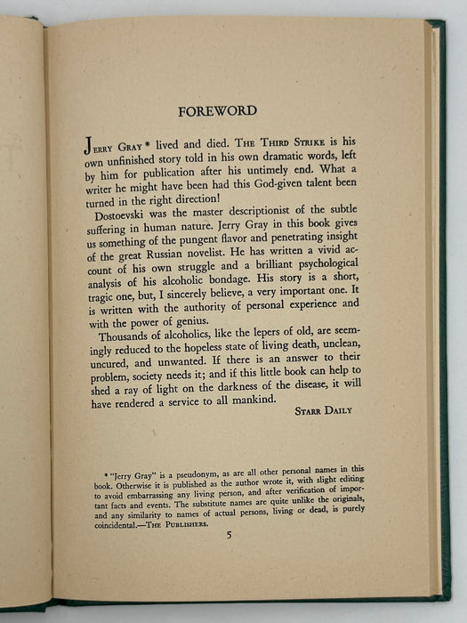 The Third Strike by Jerry Gray