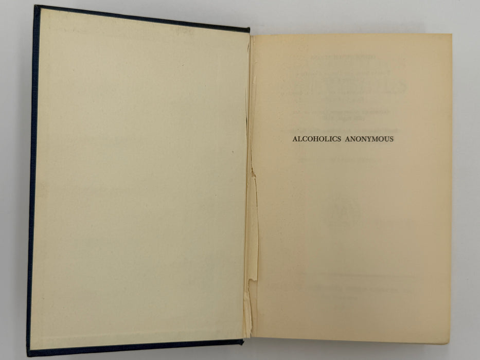Alcoholics Anonymous Second Edition 5th Printing with ODJ