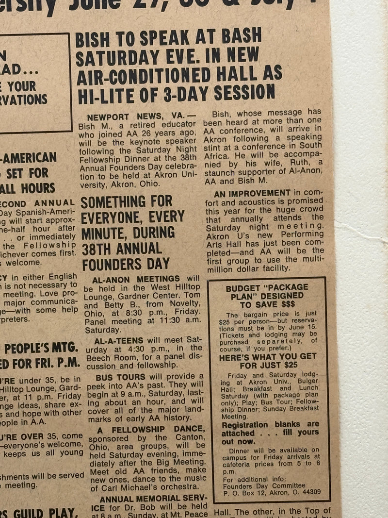 Founders Day Herald — Issue No. 1 — May 1, 1973