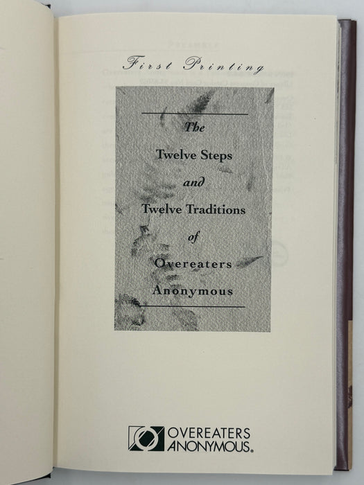 Overeaters Anonymous Book Set