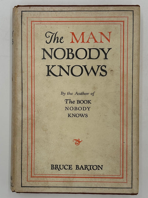 The Man Nobody Knows by Bruce Barton Recovery Collectibles