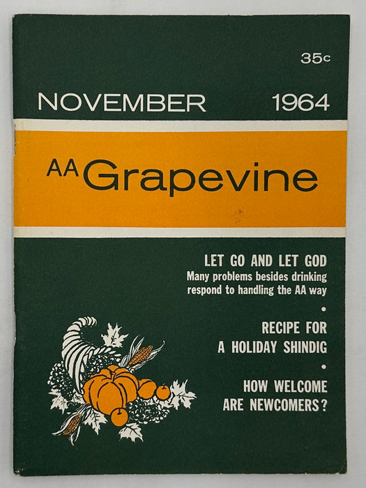 AA Grapevine from November 1964 - Signed by Mel B.