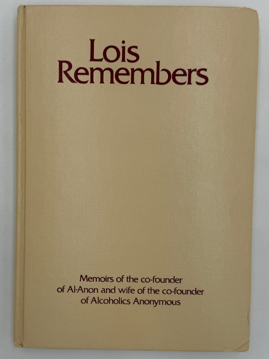 Lois Remembers - First Printing from 1979 - ODJ