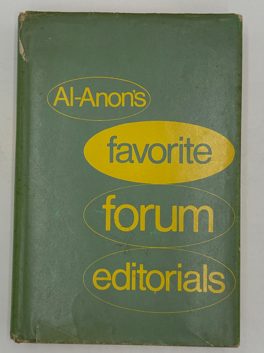 SIGNED by Lois W. - Al-Anon’s Favorite Forum Editorials - First Edition from 1970 with ODJ Recovery Collectibles