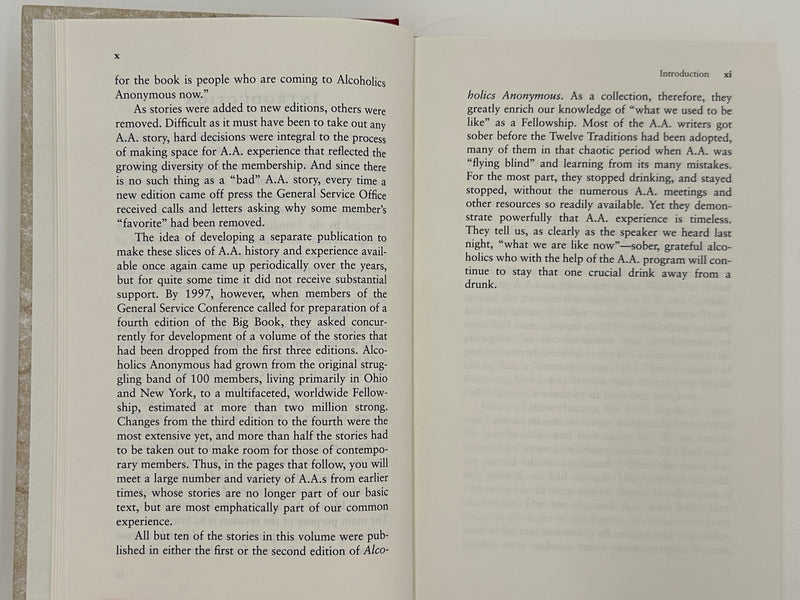 Experience, Strength, & Hope: Stories from the first three editions of Alcoholics Anonymous - First Printing