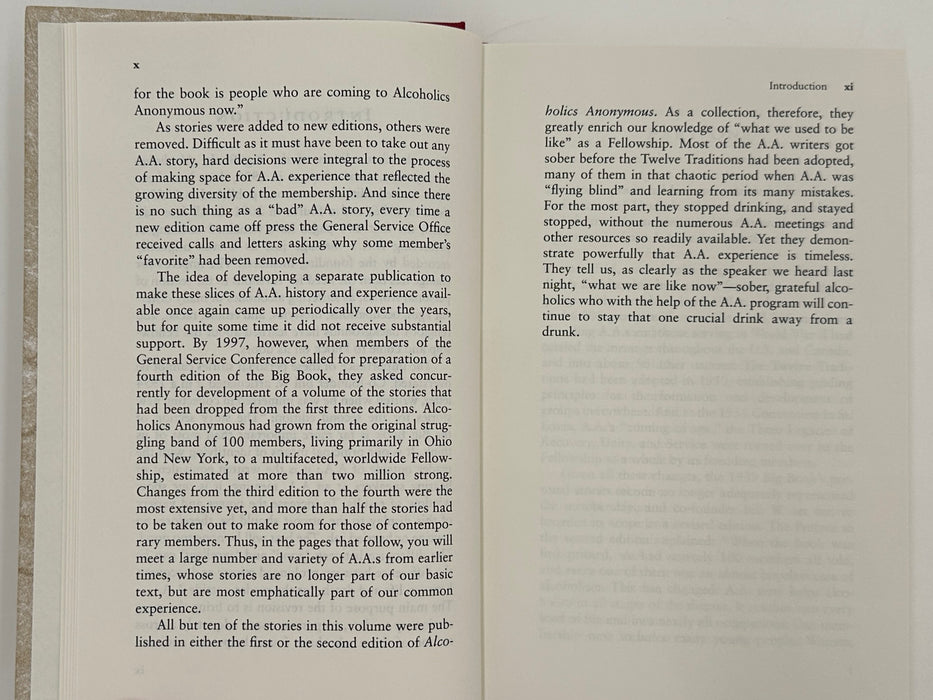 Experience, Strength, & Hope: Stories from the first three editions of Alcoholics Anonymous - First Printing