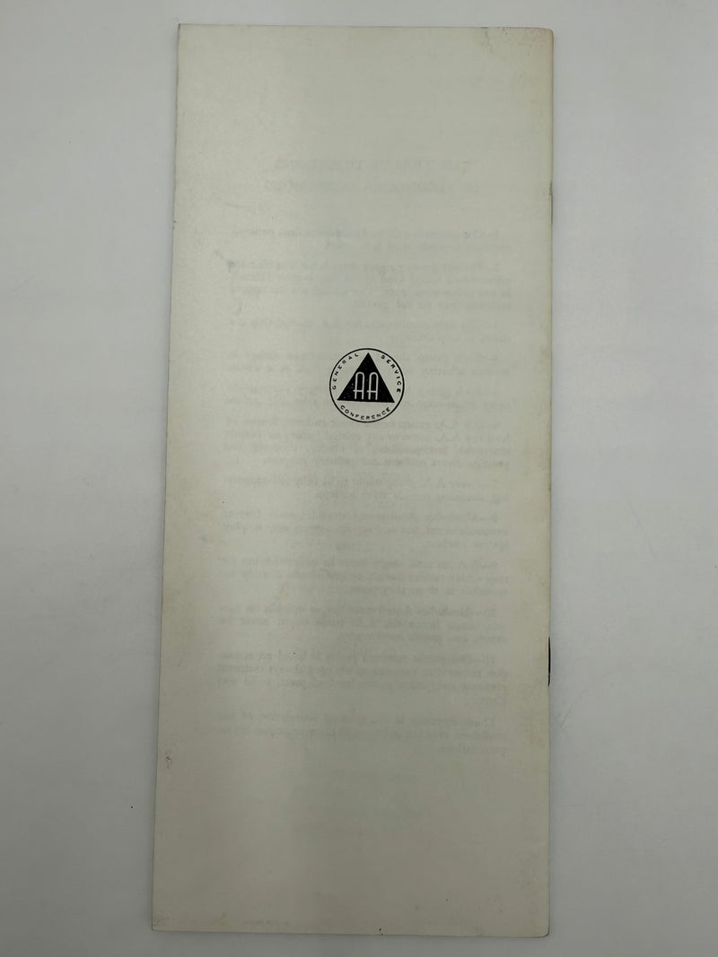 Young People and A.A. - AA Pamphlet - Sixth Printing from 1959