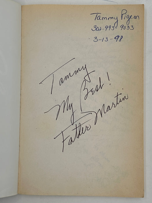 SIGNED by. Father Joseph C. Martin - Chalk Talks on Alcohol Recovery Collectibles