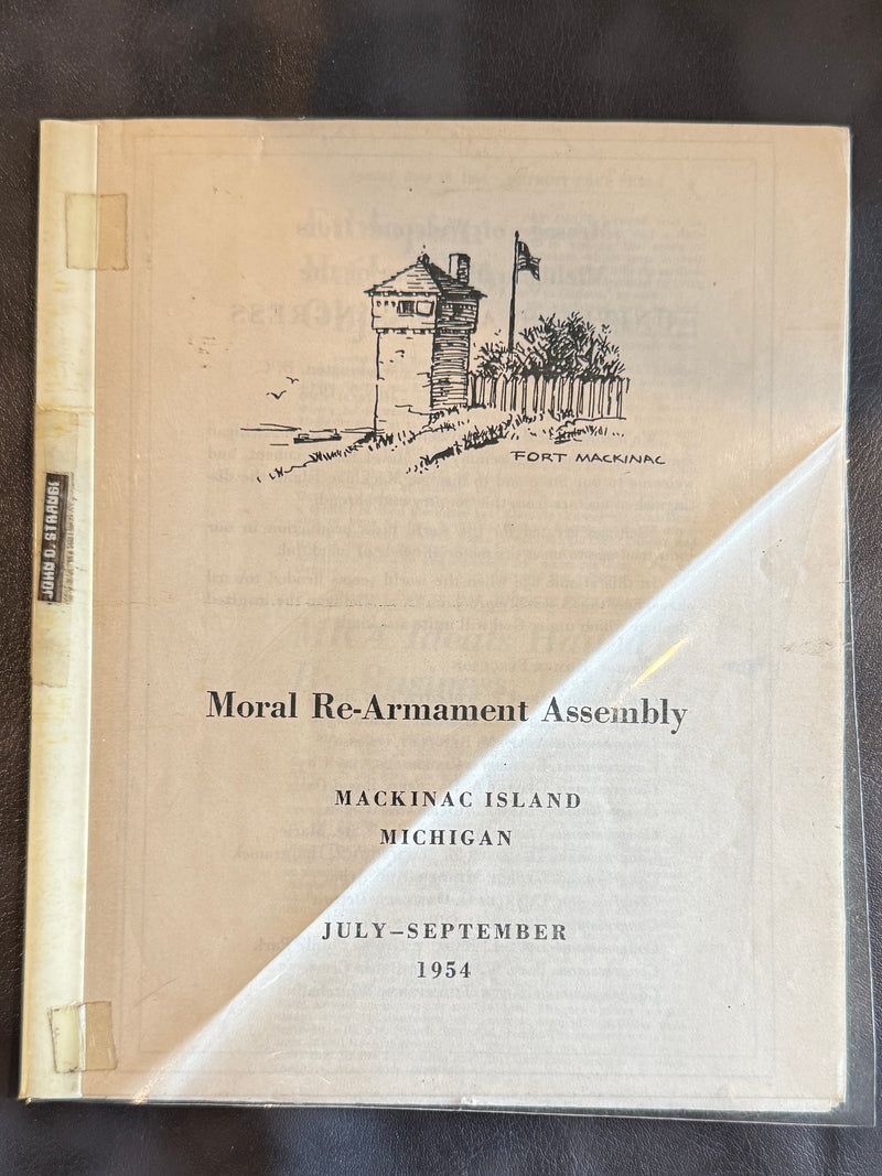 Moral Re-Armament Assembly — Mackinac Island, Michigan — July–September 1954