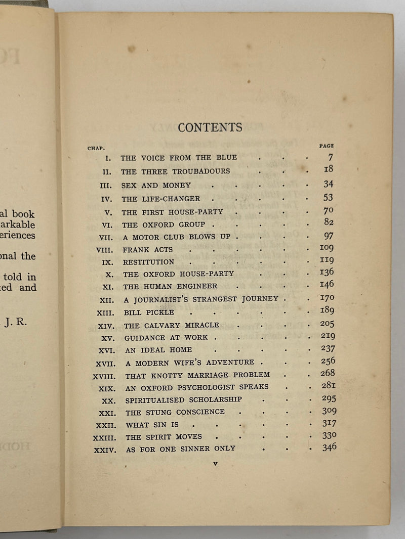 For Sinners Only by A.J. Russell - 6th English Printing from 1932