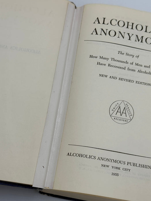 Alcoholics Anonymous Second Edition First Printing from 1955 - RDJ Recovery Collectibles