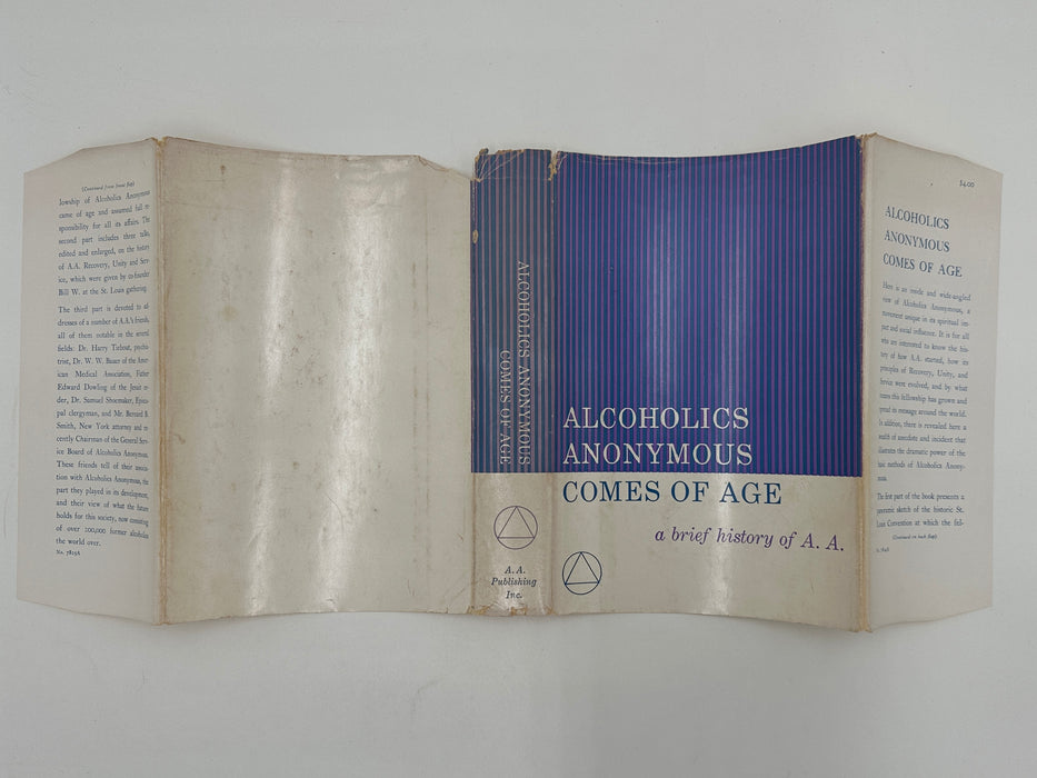 Signed by Sister Ignatia - Alcoholics Anonymous Comes Of Age First Printing from 1957 West Coast Collection